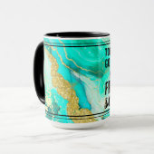 Heute ist ein guter Tag Motivierend Start Tasse (Vorderseite Links)