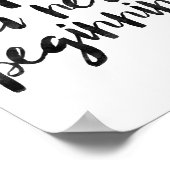 Heute ist ein neuer Anfang Poster (Ecke)