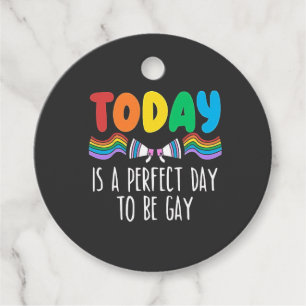 Heute ist ein perfekter Tag, um Gay LGBTQ Pride Mo Geschenkanhänger