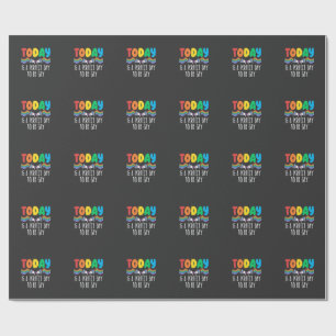 Heute ist ein perfekter Tag, um Gay LGBTQ Pride Mo Geschenkpapier