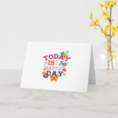 heute ist ein schöner Tag Karte (Gelbe Blume)