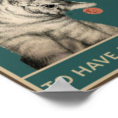 Heute ist ein schöner Tag Poster (Ecke)