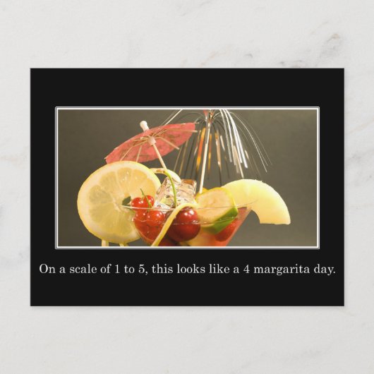 Heute ist ein Tag mit hohem Rang Postkarte (Vorderseite)