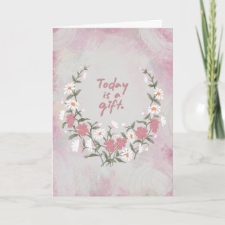 Heute ist eine Geschenkkarte Karte