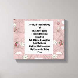 Heute ist leinwanddruck