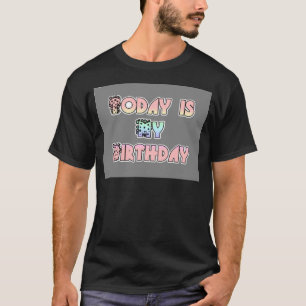 Heute ist mein Geburtstag Baby Pink Art Print T-Shirt