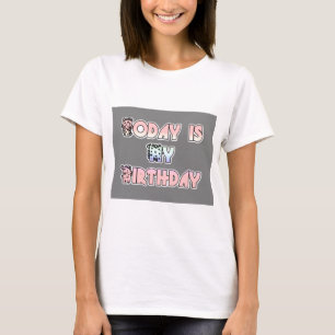 Heute ist mein Geburtstag Baby Pink Art Print T-Shirt