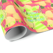 Heute ist mein Geburtstag Geschenkpapier (Rolleneckpunkt)