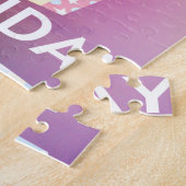 Heute ist meine Geburtstagskunst Print Puzzle (Seite)