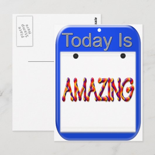 Heute ist Phantastisch Postkarte (Vorne/Hinten)