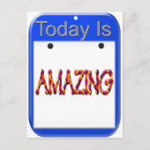 Heute ist Phantastisch Postkarte (Vorderseite)