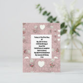 Heute ist postkarte (Stehend Vorderseite)