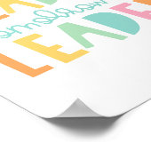 Heute ist Reader Tomorrow eine Leader Typografie Poster (Ecke)