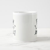 Heute kann ich alles tun Jumbo-Tasse (Vorderseite)