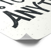 Heute kann ich alles tun poster (Ecke)