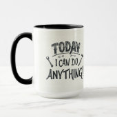 Heute kann ich alles tun tasse (Links)
