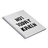 Heute Karen Notizblock (Rechte Seite)