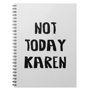 Heute Karen Notizblock