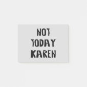 Heute Karen Post-it Klebezettel (Vorderseite)