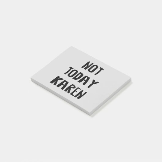 Heute Karen Post-it Klebezettel (angewinkelt)