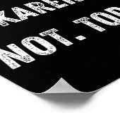 Heute Karen Poster (Ecke)