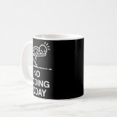 Heute kein Code lustiger Spruch erschöpfter Progra Kaffeetasse (Vorderseite Links)