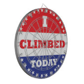 Heute kletterte ich dartscheibe (Vorderseite Links)