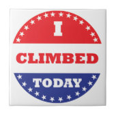 Heute kletterte ich fliese (Vorderseite)