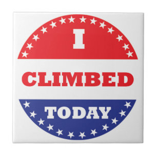 Heute kletterte ich fliese
