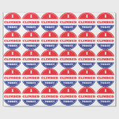 Heute kletterte ich geschenkpapier (Flach)