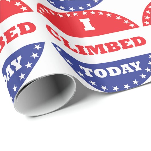 Heute kletterte ich geschenkpapier (Rolleneckpunkt)