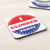 Heute kletterte ich getränkeuntersetzer (Linke Seite)