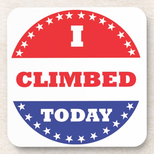 Heute kletterte ich getränkeuntersetzer (Vorderseite)