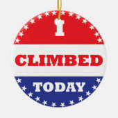 Heute kletterte ich keramikornament (Vorne)