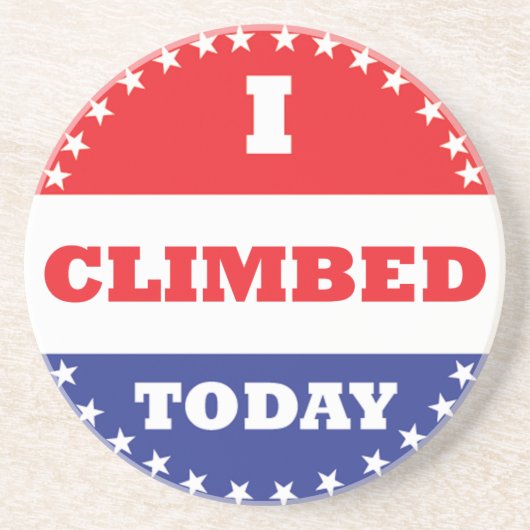 Heute kletterte ich sandstein untersetzer (Vorne)