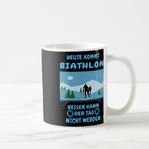 Heute kommt Biathlon Winter Sports Ski Biathlete S Kaffeetasse