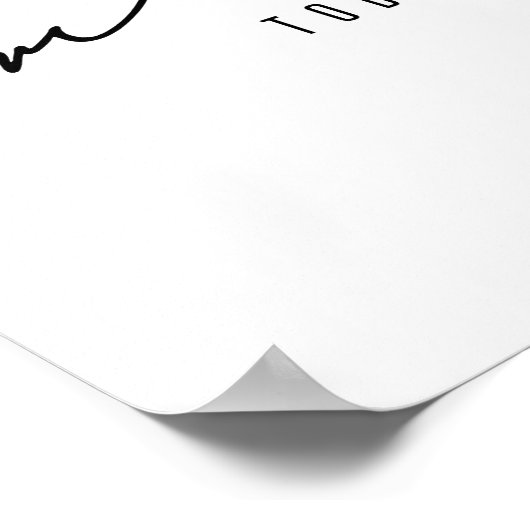 heute lächeln. Poster & Prints (Ecke)