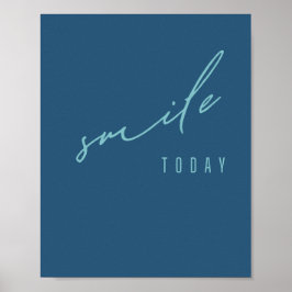 heute lächeln. Poster & Prints