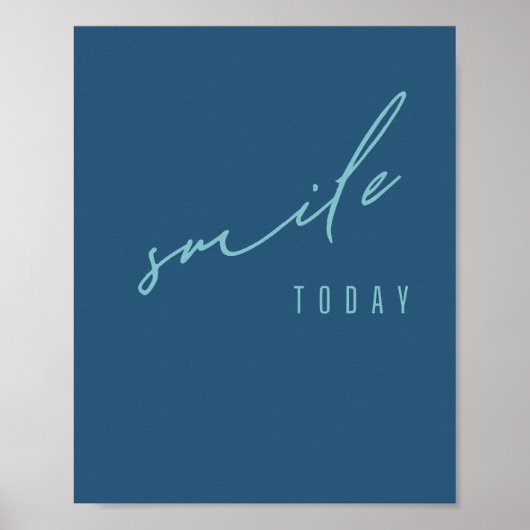 heute lächeln. Poster & Prints (Vorne)