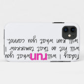 Heute lasse ich iPhone Fall laufen Case-Mate iPhone Hülle (Rückseite (Horizontal))