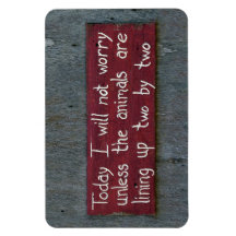 "Heute mache ich mir keine Sorgen" Unterschrift