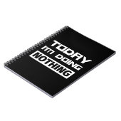 Heute mache ich nichts notizblock (Linke Seite)