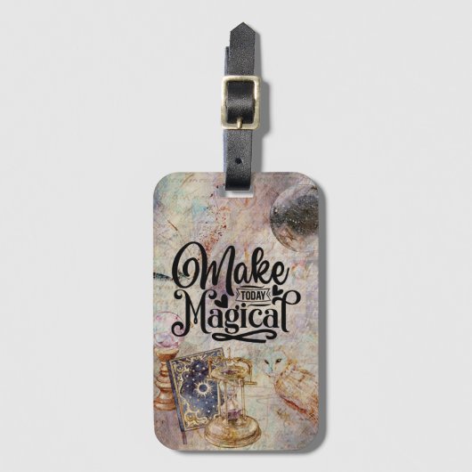 Heute magisch machen gepäckanhänger (Vorderseite Vertikal)