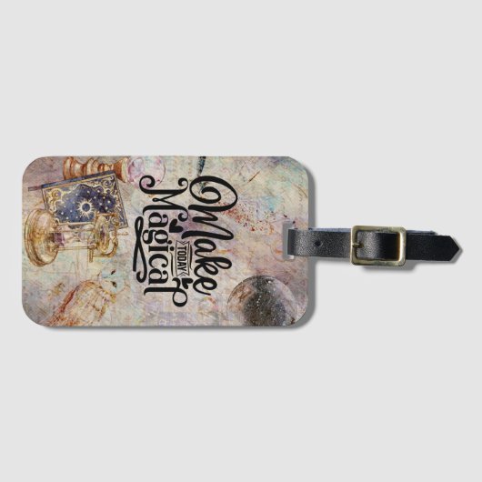 Heute magisch machen gepäckanhänger (Vorderseite (Horizontal))