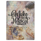 Heute magisch machen klemmbrett (Rückseite)