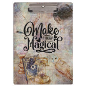 Heute magisch machen klemmbrett (Vorderseite)