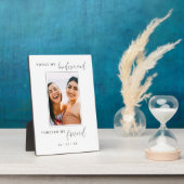 Heute meine Bridesmaid Forever My Friend Foto Fotoplatte (Seite)