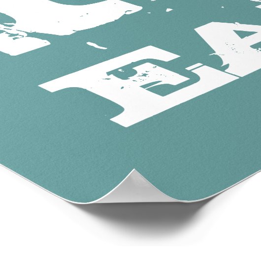 HEUTE, MENÜ, ESSEN SIE ES ODER STARVE POSTER (Ecke)