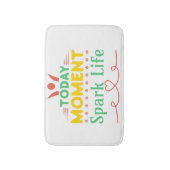 Heute Moment, Leben retten Badematte (Vorderseite Vertikal)