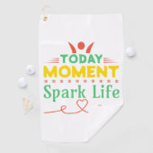 Heute Moment, Leben retten Golfhandtuch (Insitu)